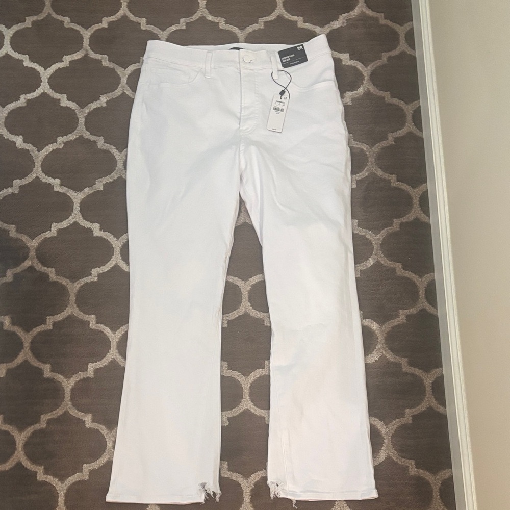 NWT Express cropped flare jeans size 10